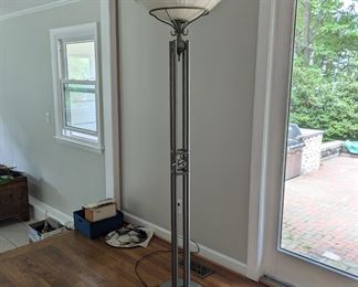 Two contemporary light stands
