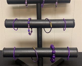 11 Purple Bracelets