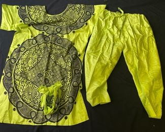 African Apparel Black and Green