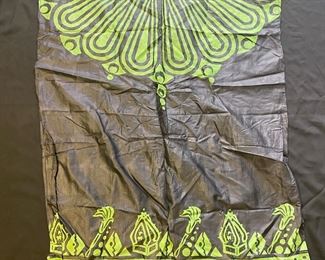 African Apparel Green Black Dress