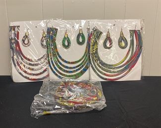 African Necklaces and Earrings