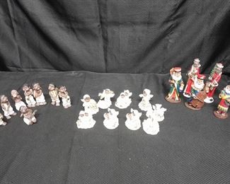 Angels and Cherubs and Santa Figurines