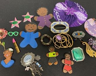 Colorful Brooch Lot