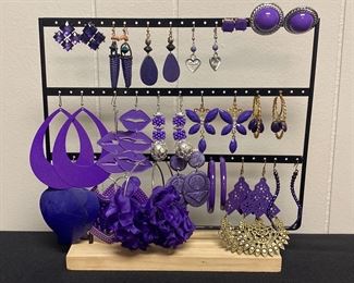 Deep Purple Earrings