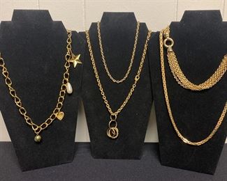 Five Gold Colored Chains