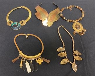 Five Round Necklaces