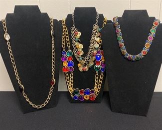 Four Colorful Necklaces