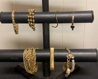 Gold Colored Bracelets and More