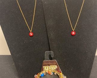 MM Necklaces and Bracelet
