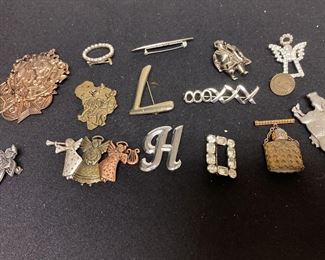 Metal Toned Brooches