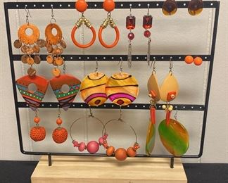 Orange Earrings