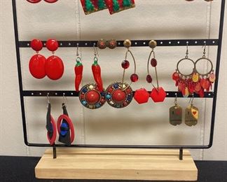 Red Earrings