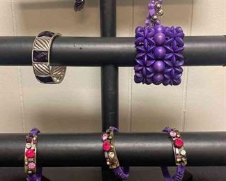 Seven Purple Bracelets