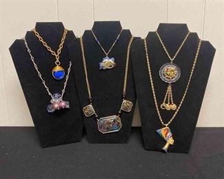 Six Colorful Necklaces