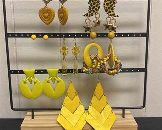 Yellow Earrings