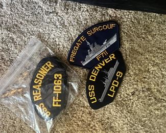 USS Denver LPD-9 Patches 
