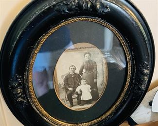 Antique Frame & Photograph  
