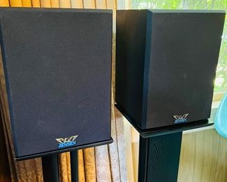 Jensen Speakers on Stands 