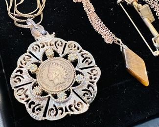 Wheat penny necklace 