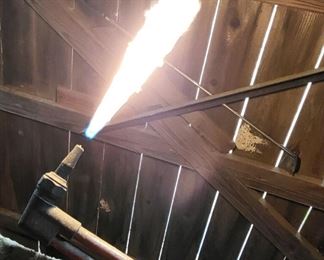 Acetylene torch & tanks 