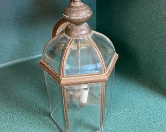 Vintage copper porch light