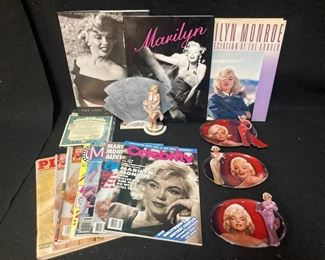 Marilyn Film Classics Figurine Platinum Perfection Collectible Plates Magazines featuring Marilyn