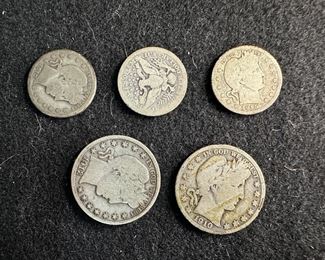 1912 1914 1915 Liberty Head Quarters 1910  1912S Liberty Head Half Dollar Coins