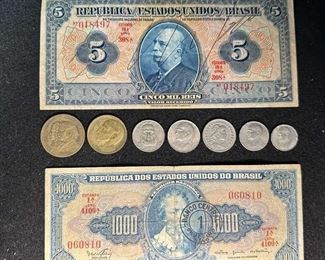 Antique Brazilian Currency