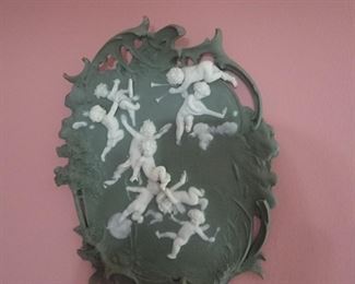 Rare Jasperware wall plaque 