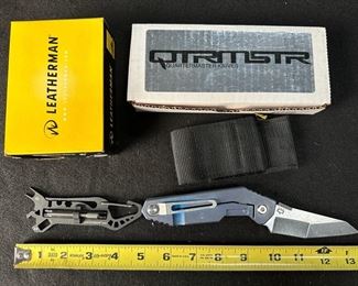 Leatherman Rail Gadget Knife Quartermaster Texas Made MFG2017 Knife