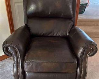 Leather Barco Lounger Recliner Chair
