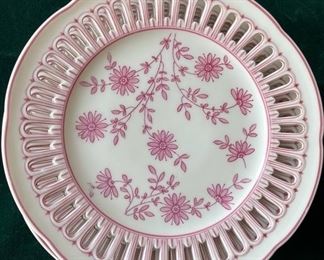 Rare Find! Pirkenhammer F & M Fischer Mieg Antique China Plates