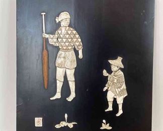 Oriental Artwork * Scrimshaw