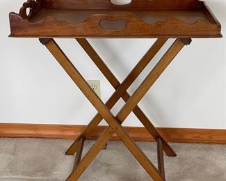 Serving Tray with Folding Stand