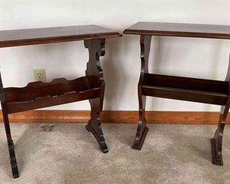 Two Antique End Tables 