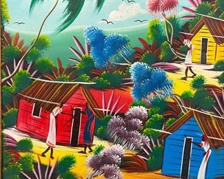 Famous Caribbean Painter JB Moricette
