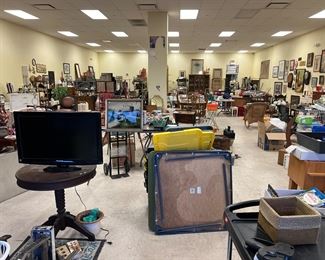 We will be setting up all the way until Saturday morning. So much still to unpack and set up. We will be bringing out new items throughout the entire sale. So come back each day!