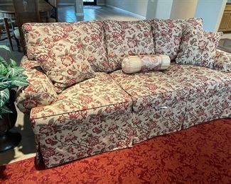 ethan allen floral sofa - excellent condition   