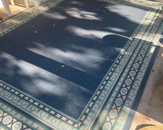 outdoor rugs  several large ones 