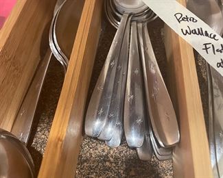 retro wallace flatware set 