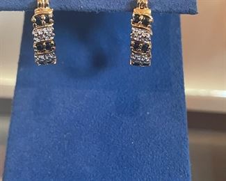 gold plated 925 earrings 