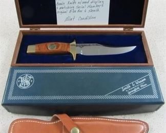 1973 Smith & Wesson 150th Anniversary Texas Rangers Bowie Knife - Mint Condition