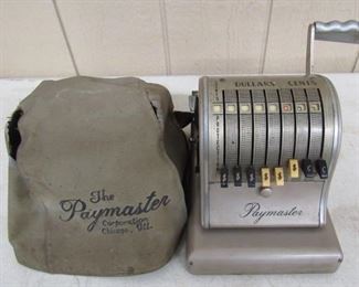 Vintage Paymaster Check Writer