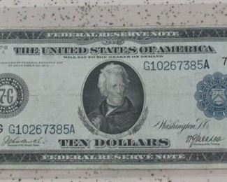 1914 $10.00 Federal Reserve Note