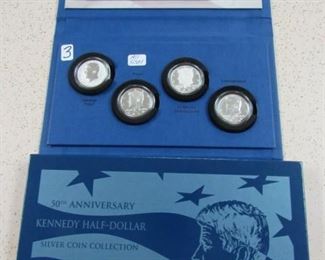 Kennedy Half Dollar Silver Coin Collection