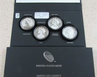 American Liberty Silver Four Medal Set