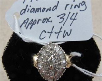 14K Gold & Diamond Ring