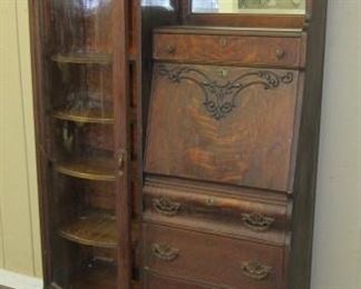 Oak Secretary/Bookcase