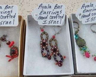 Ayala Bar Earrings - Hand Crafted in Israel 