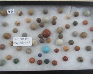 Civil War Era Clay Marbles